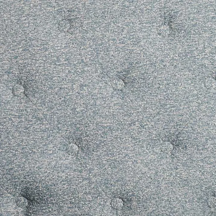 Best Kirklands Home Sky Boucle Tufted Chair & Ottoman Set Blue