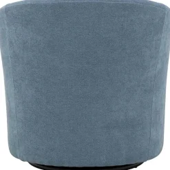 Kirklands Home Sky Chloe Swivel Accent Chair Blue