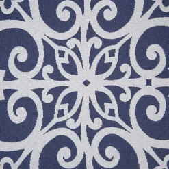 Sale Kirklands Home Sky Fretwork Upholstered High Back Recliner Blue