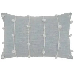 Outlet Kirklands Home Sky Blue Knotted Line Lumbar Throw Pillow