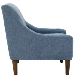 Sale Kirklands Home Sky Upholstered Shea Accent Chair Blue