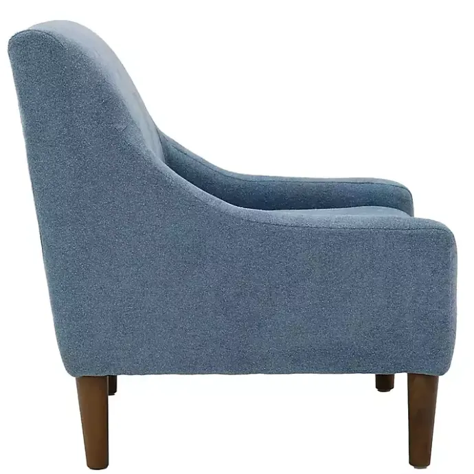Sale Kirklands Home Sky Upholstered Shea Accent Chair Blue