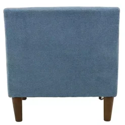 Sale Kirklands Home Sky Upholstered Shea Accent Chair Blue