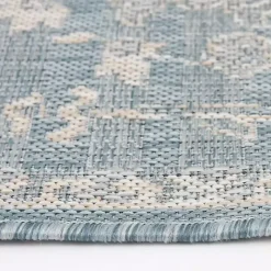 Sale Kirklands Home Sky Medallion Lava Indoor/Outdoor Area Rug, 5x7 Blue