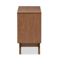 Hot Kirklands Home Slant Midcentury Two-Tone Chest