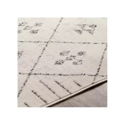 Sale Kirklands Home Slate Gray Diamond Print Area Rug, 5x7