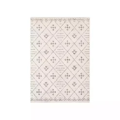 Best Kirklands Home Slate Gray Diamond Print Area Rug, 7x10