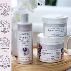 Kirklands Home Sleep Bath Bundle Gift Set Purple