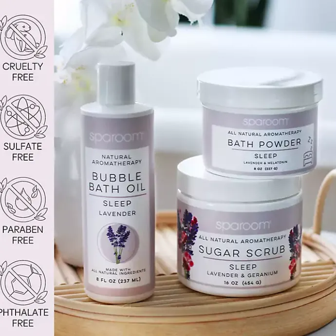 Kirklands Home Sleep Bath Bundle Gift Set Purple