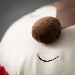 Best Kirklands Home Sleepy Reindeer Plush Christmas Pillow Brown