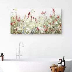 Discount Kirklands Home Sleepy Spring Meadow Canvas Art Print