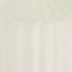 Sale Kirklands Home Slender Curtain Ribbed Vase, 13 in. White