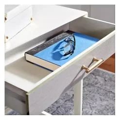 Clearance Kirklands Home Sloane Four-Drawer Console Table White