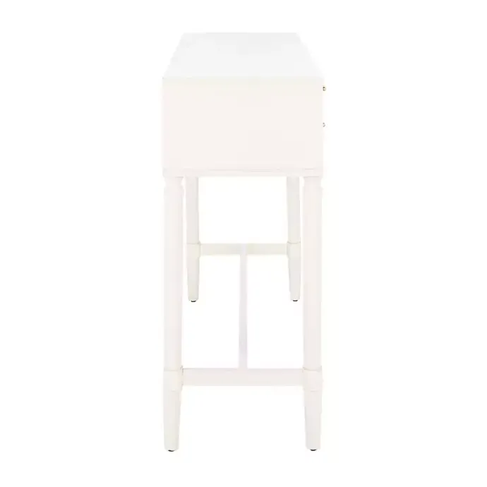 Clearance Kirklands Home Sloane Four-Drawer Console Table White