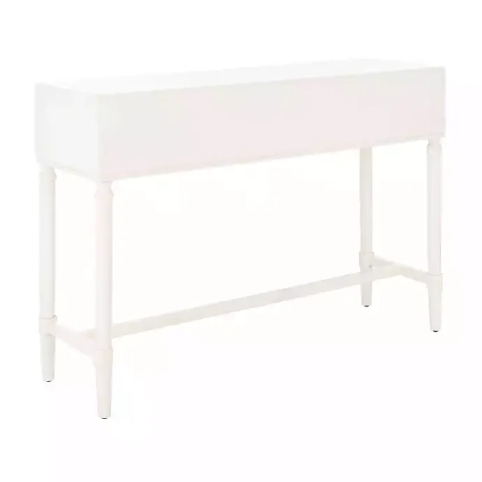 Clearance Kirklands Home Sloane Four-Drawer Console Table White