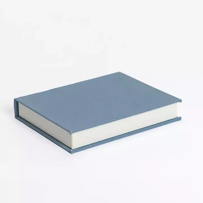 Sale Kirklands Home Small Light Linen Book Box Blue