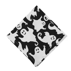 Kirklands Home Smiling Ghost Halloween Napkins, Set of 6