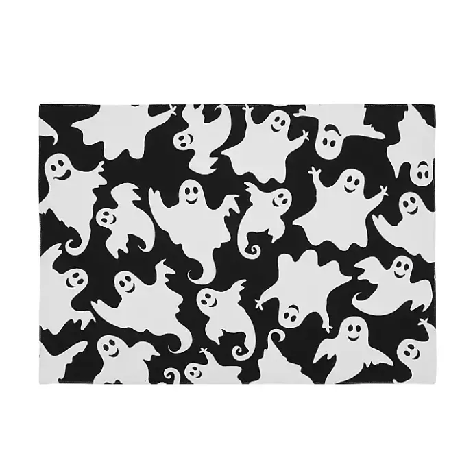 Discount Kirklands Home Smiling Ghost Halloween Placemats, Set of 6