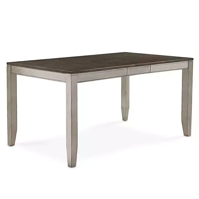 Best Kirklands Home Smoked Alabaster and Honey Wood Dining Table