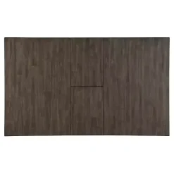 Best Kirklands Home Smoked Alabaster and Honey Wood Dining Table