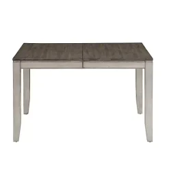 Best Kirklands Home Smoked Alabaster and Honey Wood Dining Table