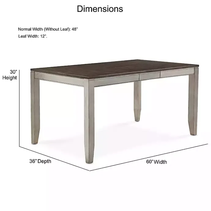Best Kirklands Home Smoked Alabaster and Honey Wood Dining Table