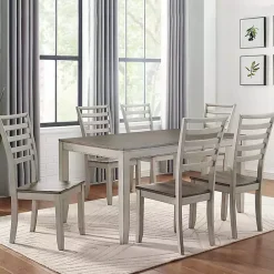 Online Kirklands Home Smoked Honey and Alabaster Dining Chairs, Set of 2