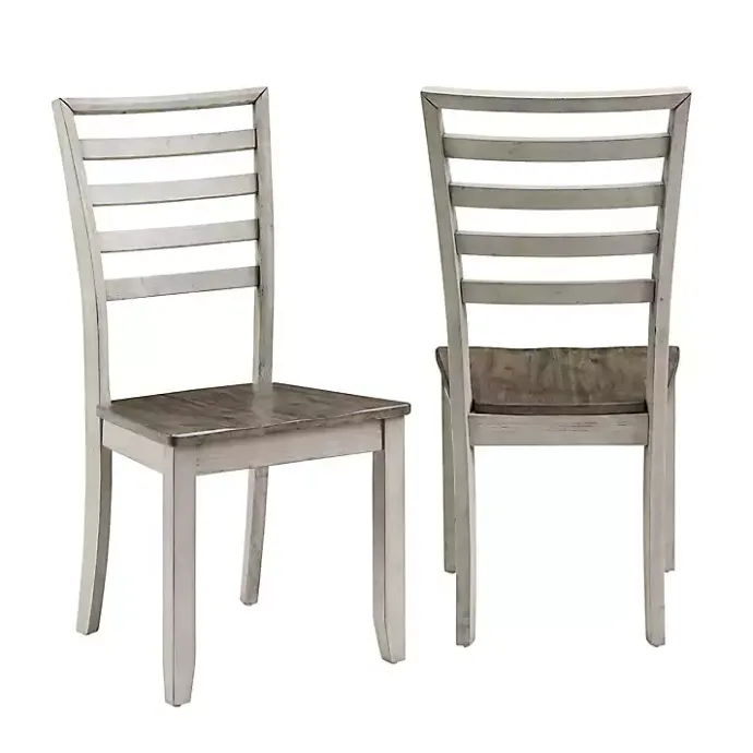 Online Kirklands Home Smoked Honey and Alabaster Dining Chairs, Set of 2