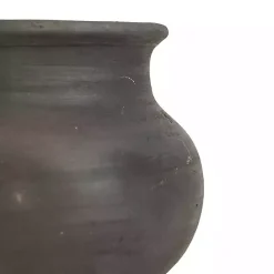 New Kirklands Home Smoky Terracotta Vase, 5 in. Black