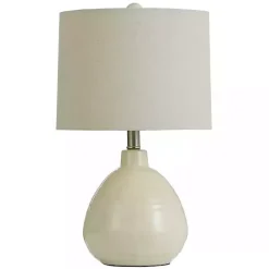 Sale Kirklands Home Smooth Ceramic Table Lamp Ivory