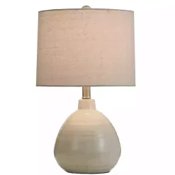 Sale Kirklands Home Smooth Ceramic Table Lamp Ivory