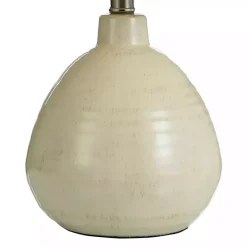 Sale Kirklands Home Smooth Ceramic Table Lamp Ivory