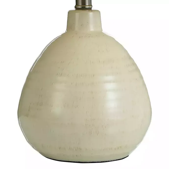 Sale Kirklands Home Smooth Ceramic Table Lamp Ivory