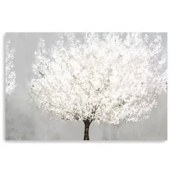 Sale Kirklands Home Snow Kissed Blossoms Giclee Canvas Art Print