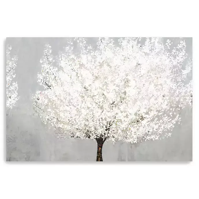 Sale Kirklands Home Snow Kissed Blossoms Giclee Canvas Art Print