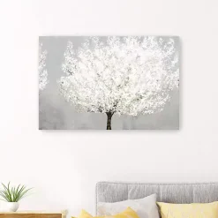 Sale Kirklands Home Snow Kissed Blossoms Giclee Canvas Art Print