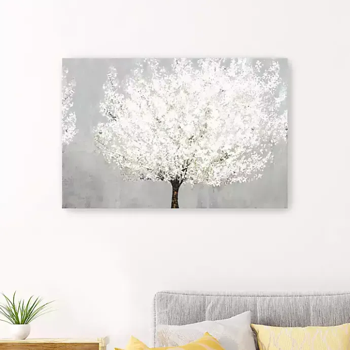 Sale Kirklands Home Snow Kissed Blossoms Giclee Canvas Art Print