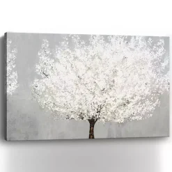 Sale Kirklands Home Snow Kissed Blossoms Giclee Canvas Art Print