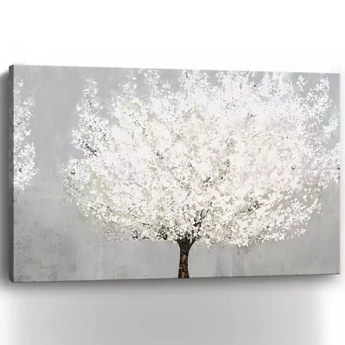 Sale Kirklands Home Snow Kissed Blossoms Giclee Canvas Art Print