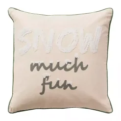 Sale Kirklands Home Snow Much Fun Christmas Throw Pillow