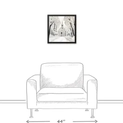 Sale Kirklands Home Snowy Church Framed Canvas Art Print Black