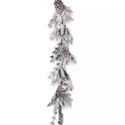 Clearance Kirklands Home Snowy Pine and Cedar Cone Winter Garland