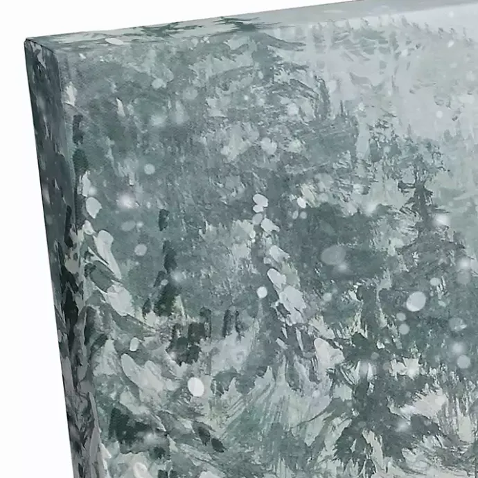 Sale Kirklands Home Snowy Red Truck Christmas Canvas Art Print