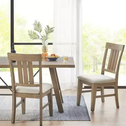 Hot Kirklands Home Sofia High Back Dining Chairs, Set of 2 Gray