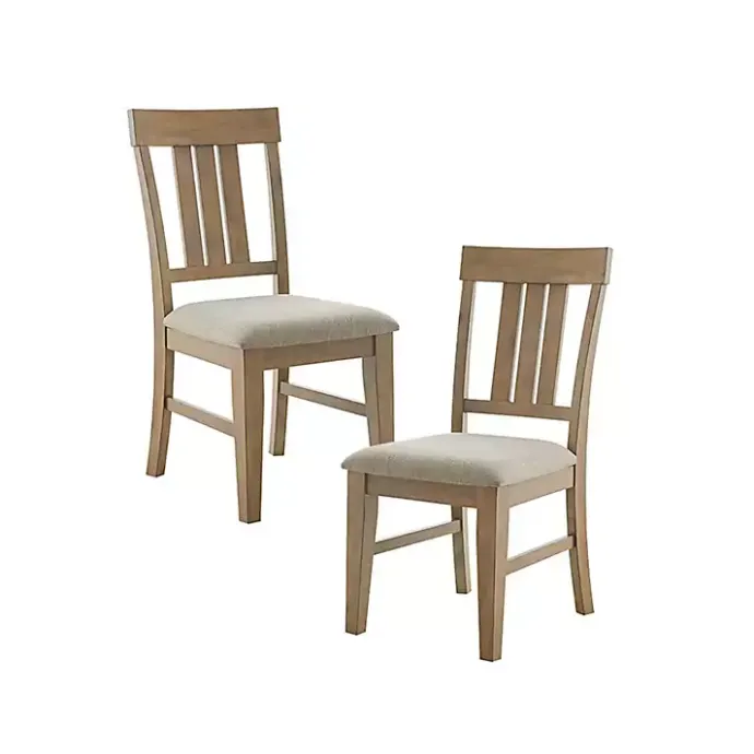 Hot Kirklands Home Sofia High Back Dining Chairs, Set of 2 Gray