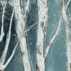 Kirklands Home Soft Birch on Blue Canvas Art Print