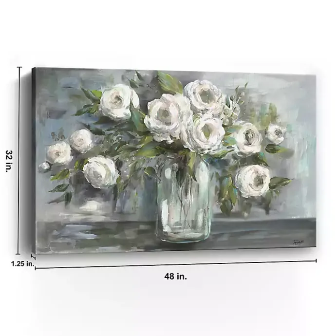 Best Kirklands Home Soft Blooms Giclee Canvas Art Print, 48 in.