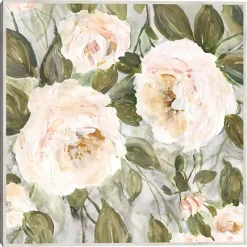 Discount Kirklands Home Soft California Roses Framed Canvas Art