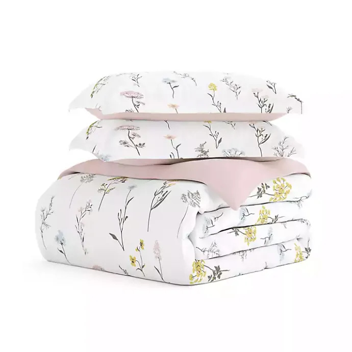 Kirklands Home Soft Floral Reversible 2-pc. Twin Duvet Cover Set