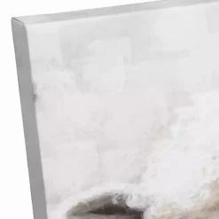 Online Kirklands Home Soft Painted Sheep Canvas Art Print White